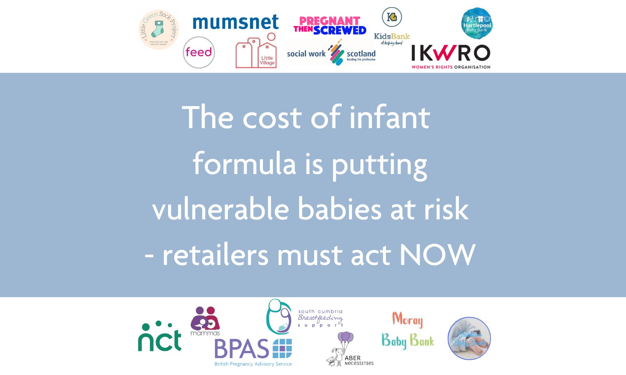 Cost of infant formula BPAS Campaigns